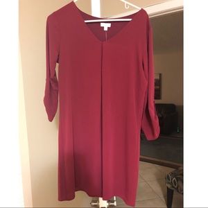 Light maroon Dress
